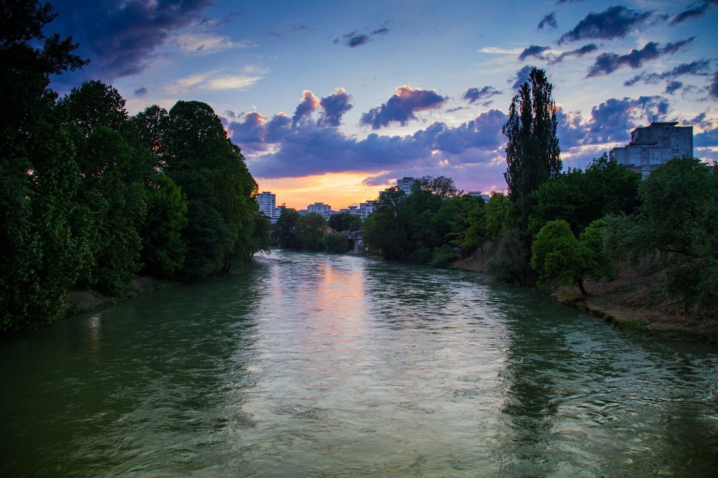 A bridge over the Vrbas River in Banja Luka, the administrative center of Republika Srpska.