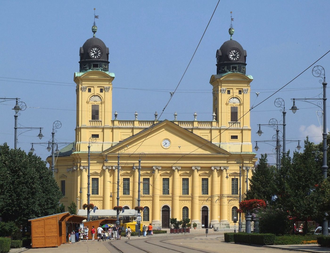 The Great Reformed Church in Debrecen, the center of Hungarian Calvinism, whose school network has tripled in size since 2010.