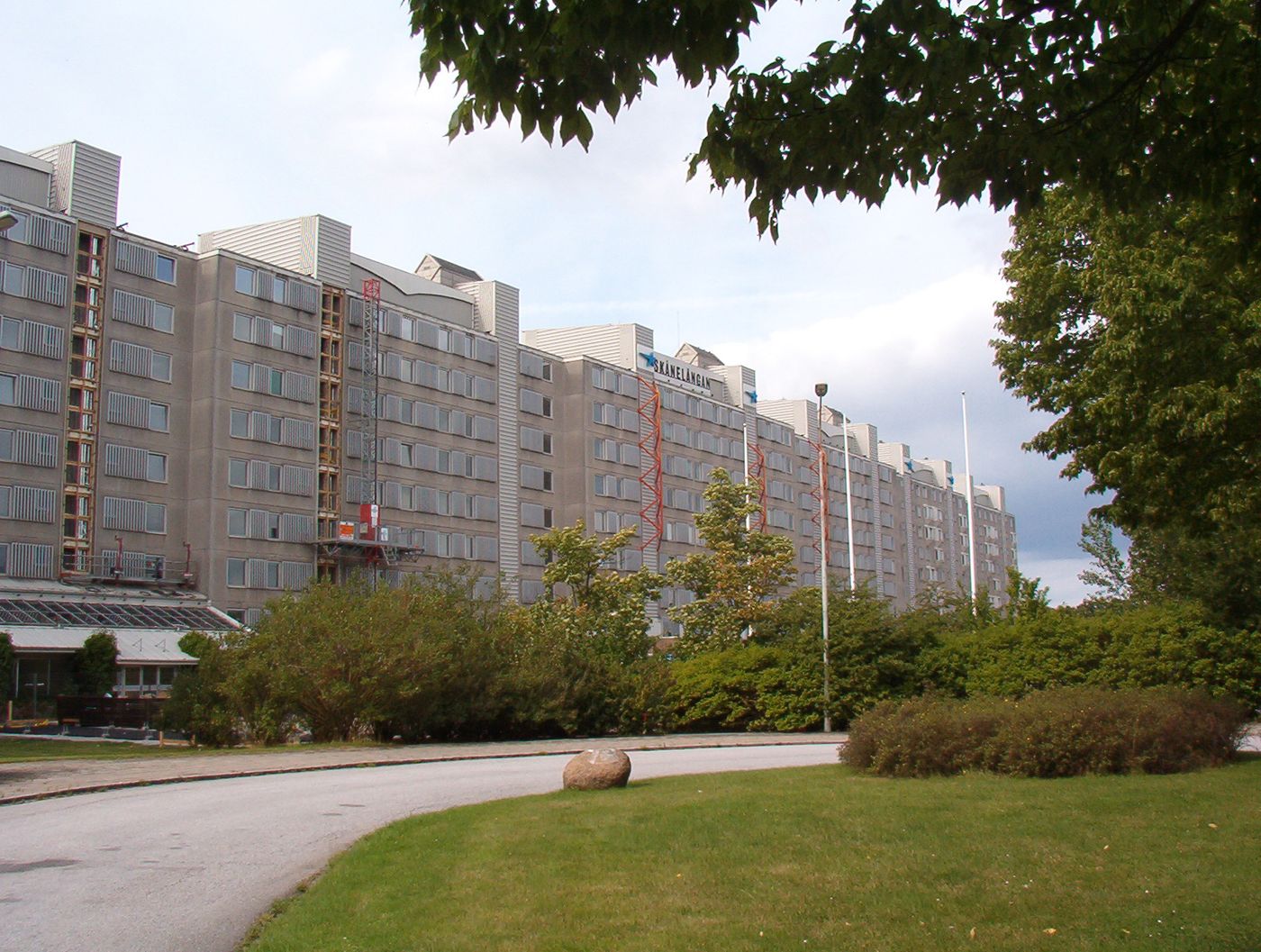 Apartment blocks in the Rosengård district of Malmö, which was among the first areas designated as a police search zone.