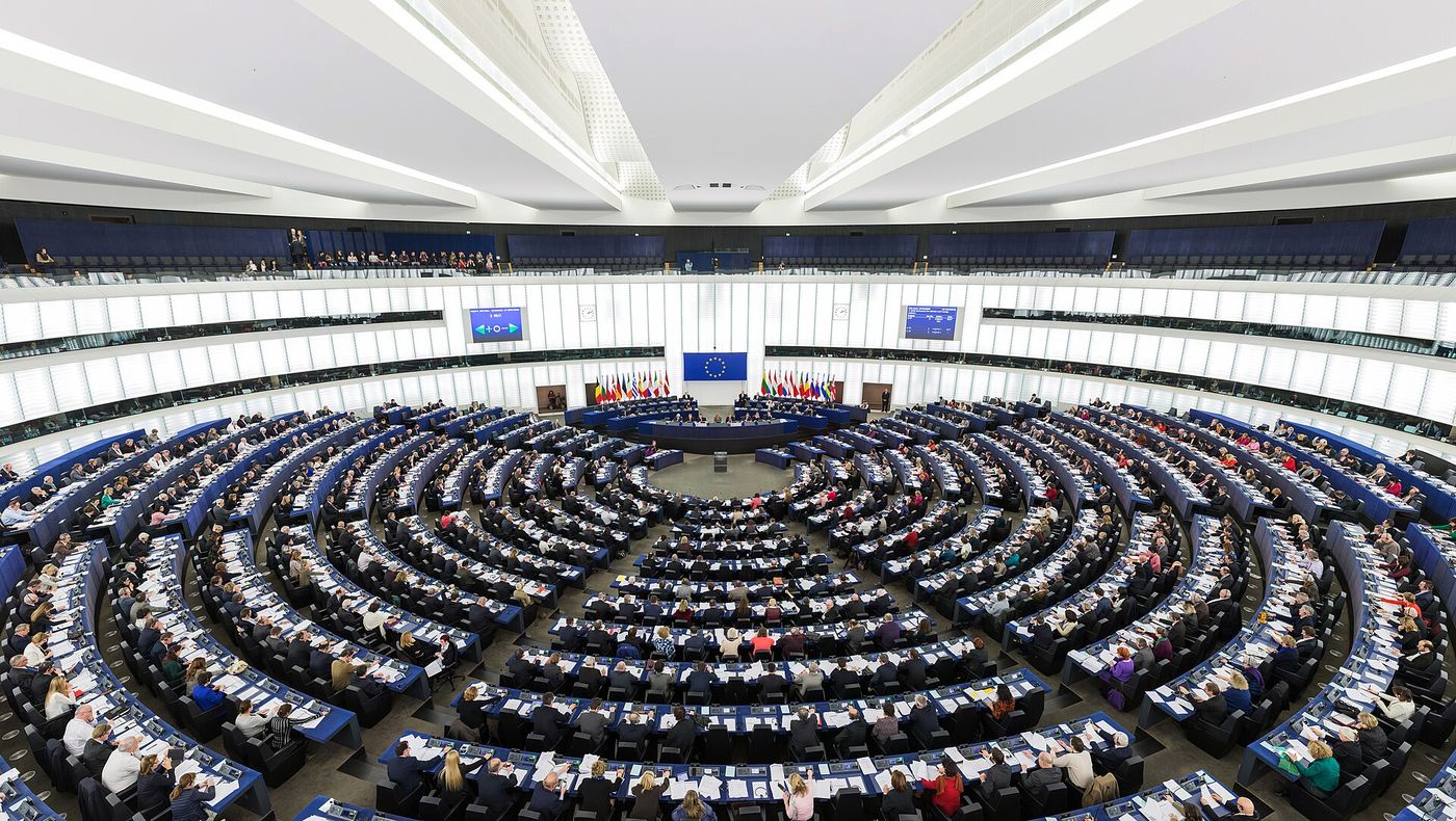 The European Parliament building in Strasbourg, where lawmakers voted on Thursday to lift the immunity of two of their colleagues.