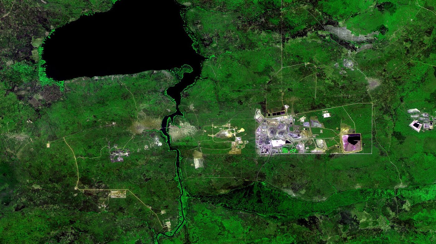 An open-pit copper and cobalt mine on the outskirts of Kolwezi, in the southern Democratic Republic of Congo, which produces roughly three-quarters of the world’s cobalt.