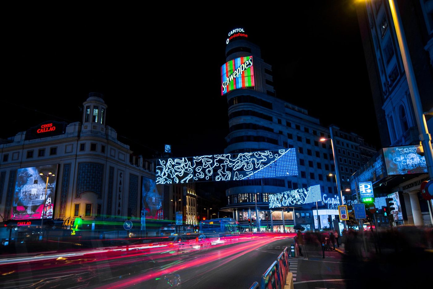 Pedestrians on Gran Vía in Madrid. Spain has added more than 500,000 jobs in a year.