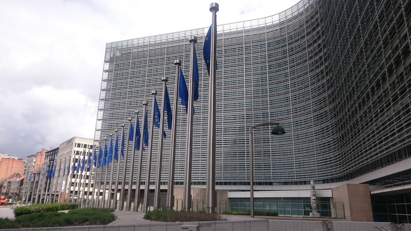 The European Commission headquarters in Brussels, where the carbon pricing decision was announced.