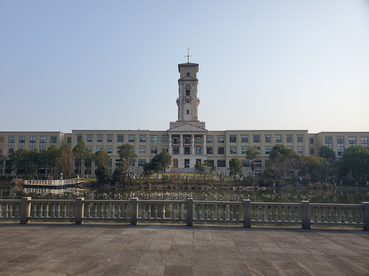 A university campus in the English Midlands.