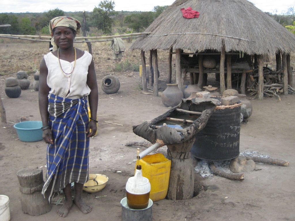 A rural health post in southern Mozambique, where malaria remains a leading cause of death in children.