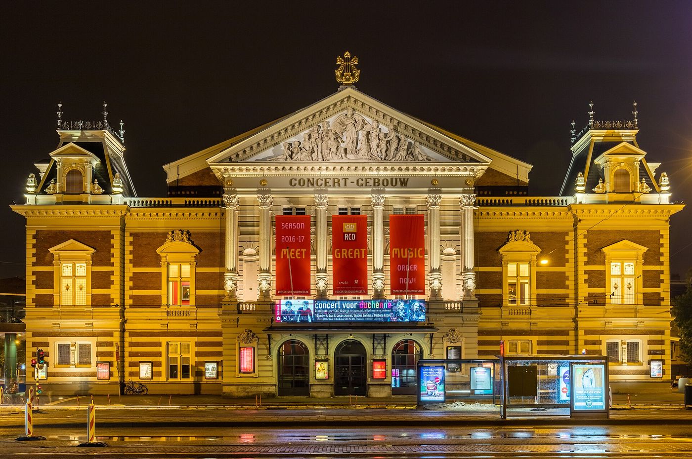 The Concertgebouw in Amsterdam, where Tamsin Okoro made her debut with the Royal Concertgebouw Orchestra on Thursday.