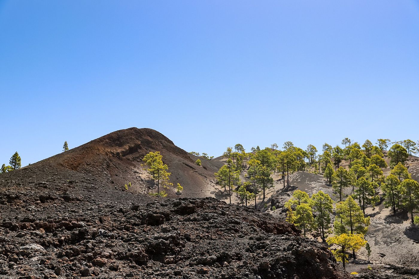 The volcanic landscape of Teide National Park on Tenerife, which has stood in for Mars, Afghanistan, and the surface of the moon in recent productions.